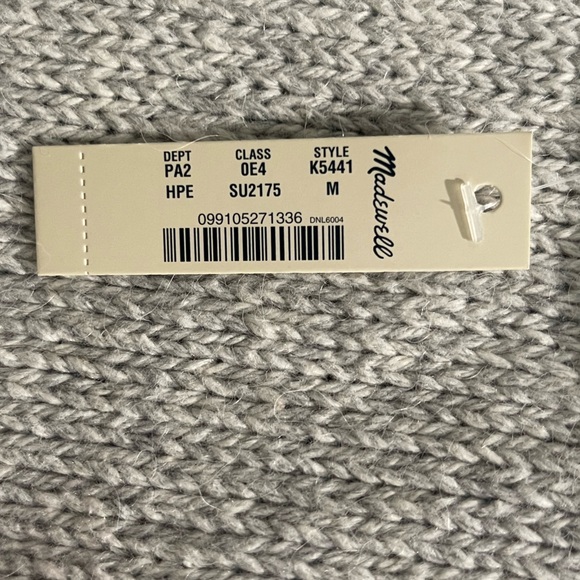 Madewell Dreamer Embroidered Alpaca Cotton Blend Keaton Pullover Sweater Size M - Picture 7 of 13